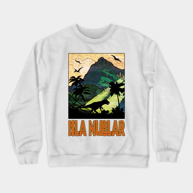 Visit Isla Nublar Crewneck Sweatshirt by RocketPopInc